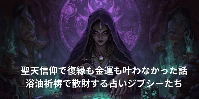 聖天信仰で復縁も金運も叶わなかった話｜浴油祈祷で散財する占いジプシーたち